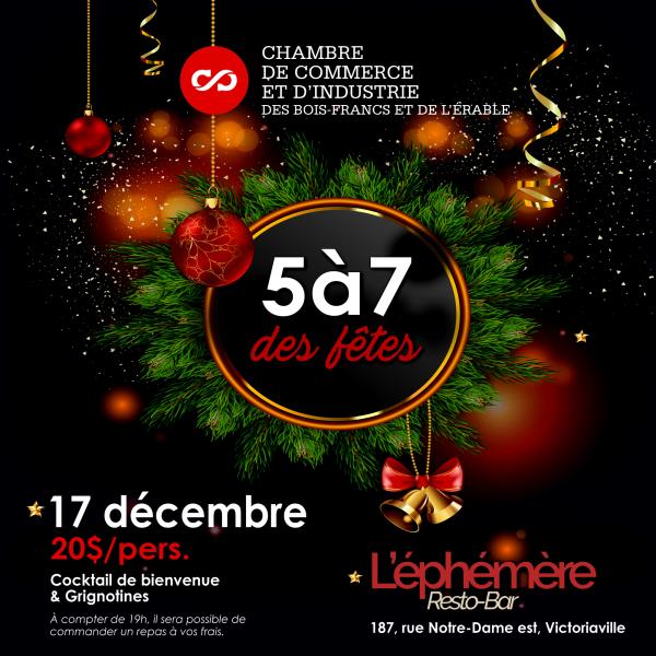 5 à 7 des fêtes CCIBFE