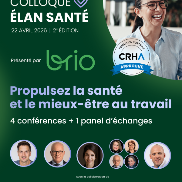 Colloque Élan Santé 2026 — Présenté par Brio PAE