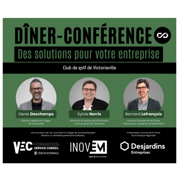 Dîner-conférence | Des solutions pour votre entreprise