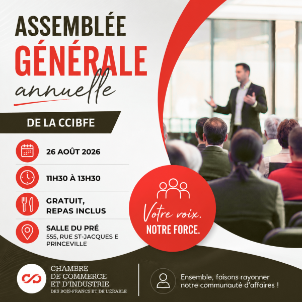 Assemblée générale annuelle CCIBFE