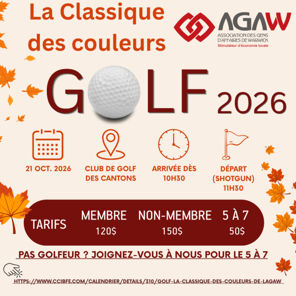 Golf La classique des couleurs de l'AGAW
