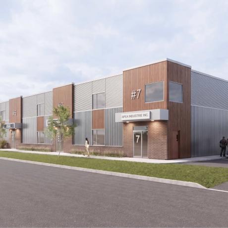 Nouveaux condos industriels dans l'Écoparc Daniel-Gaudreau