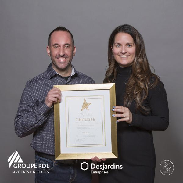 Christian Poudrier et Audrey Corriveau