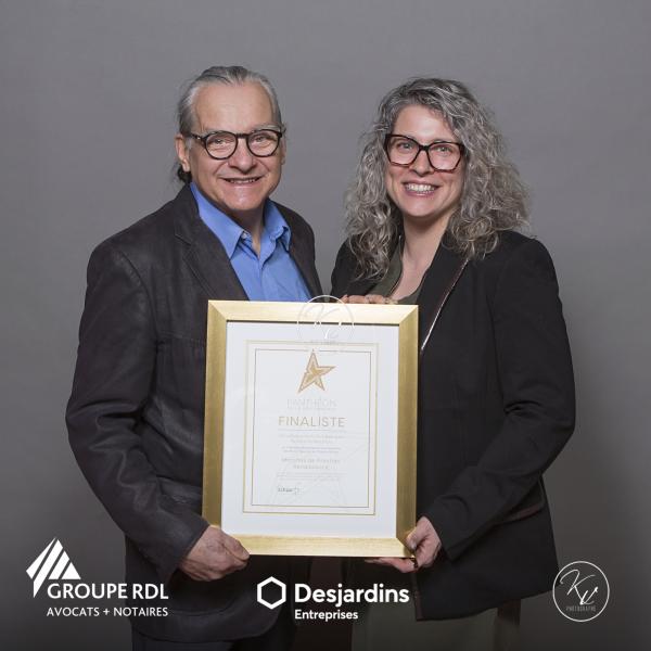 Justin Chagnon et Mélanie Chagnon